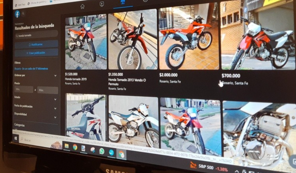Pactó la compra de una moto por una red social y le robaron $ 2,5 millones | Actualidad