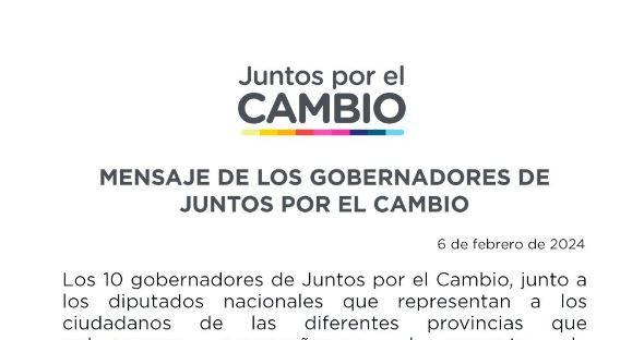Los gobernadores de JxC le respondieron a Milei: "Nosotros no somos casta de nada" | Política y economía