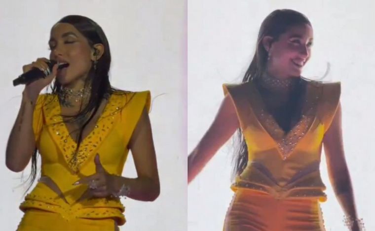 Con algunas complicaciones, María Becerra hizo historia con su show en River | Espectáculos