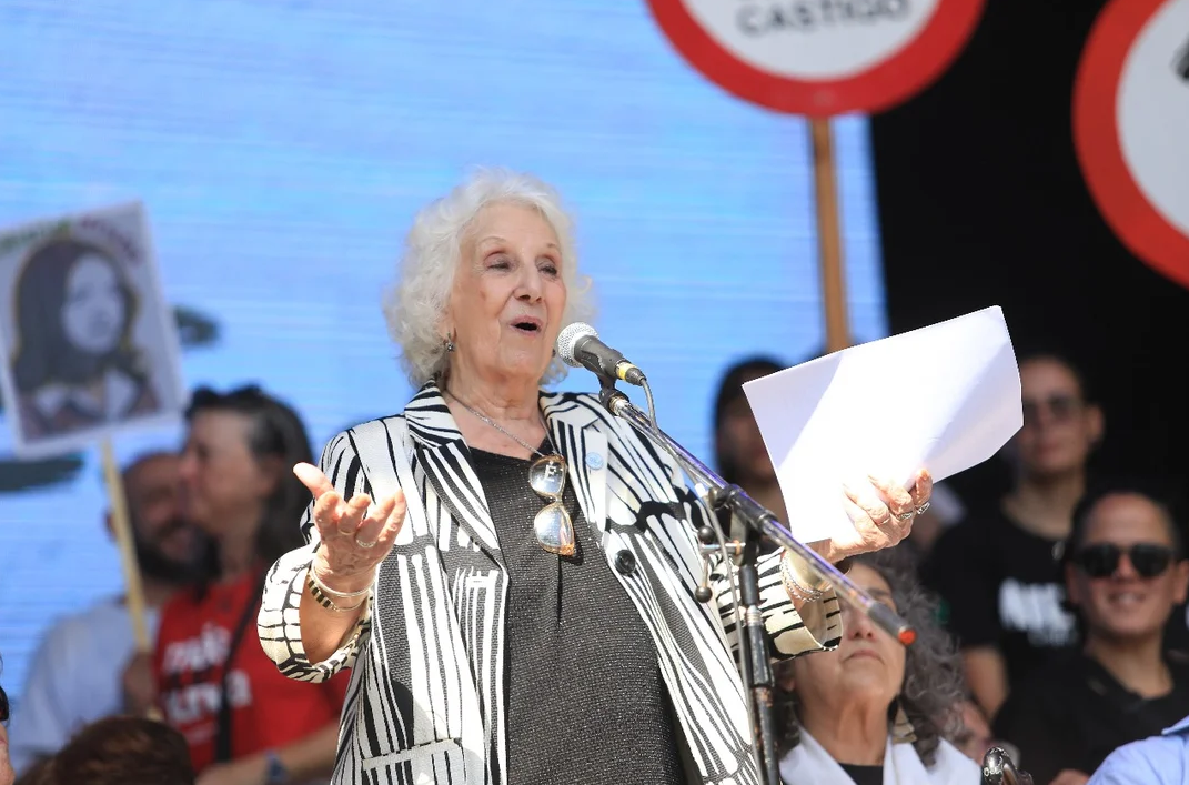 De Carlotto: "Las provocaciones de Milei y Villarruel violan todos los pactos internacionales" | Política y economía