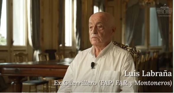 Quién es Luis Labraña, el exguerrillero que sale en el video del gobierno de Javier Milei sobre el 24 de marzo | Política y economía