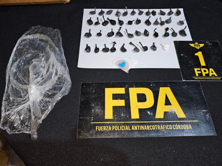 Detuvieron a un delivery de cocaína en Villa Cura Brochero | Córdoba