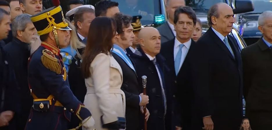 Nicolás Posse, presente pero ignorado por el locutor oficial | Política y economía