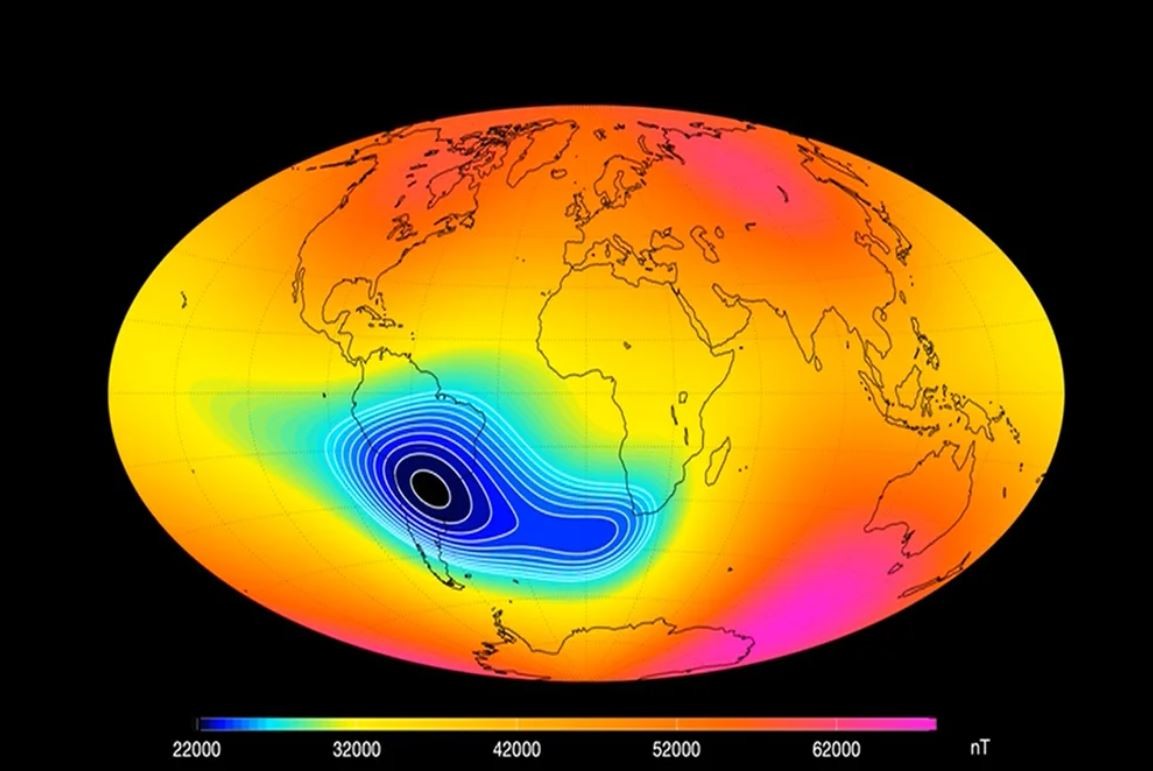 Una extraña anomalía crece en el campo magnético de la Tierra y podría afectar las comunicaciones | Internacionales