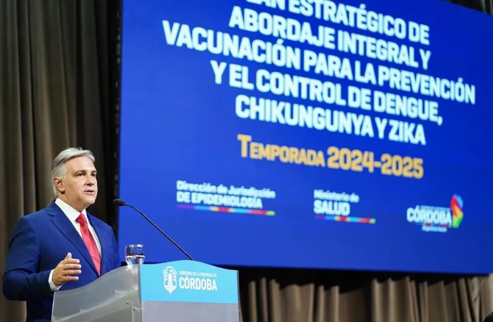 El gobierno de Córdoba destinará 7.500 millones para abordaje integral y vacunación contra dengue, chikungunya y zika | Córdoba