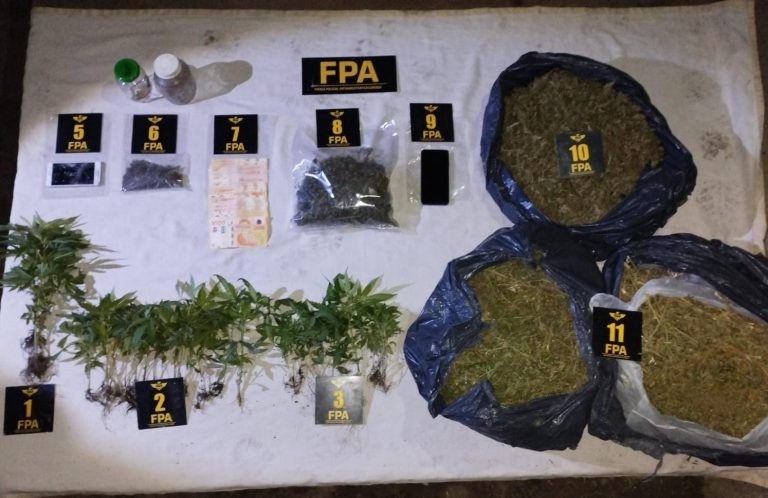 Detienen a una pareja con más de 2000 dosis de estupefacientes en Santa Rosa de Calamuchita | Córdoba