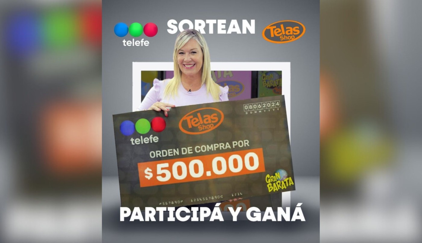 Telefe y Telas Shop te regalan una orden de compra de $500.000 para gastar en el local | Córdoba