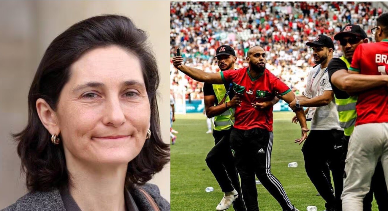 Tras el escándalo, la ministra de deportes de Francia habló de "intrusión bastante bondadosa" de hinchas marroquíes | Deportes