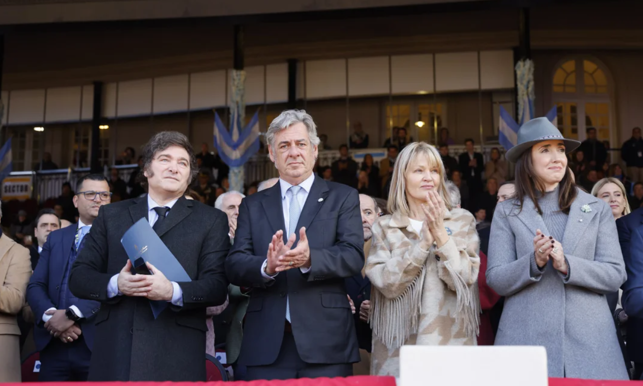 Tras las diferencias por el conflicto con Francia, Milei y Villarruel se reencontraron en La Rural | Política y economía