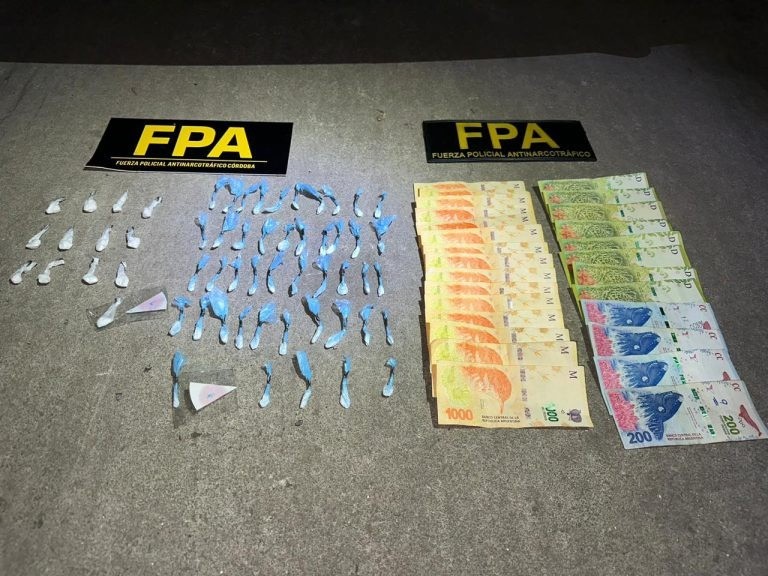 Córdoba: estaba vendiendo cocaína, intentó escapar y fue detenido en barrio San Jorge | Córdoba