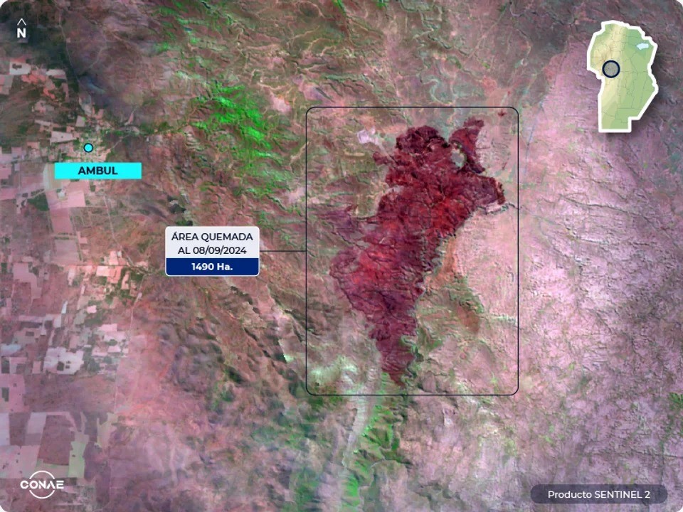Incendios en Córdoba: así se ven desde el espacio | Córdoba