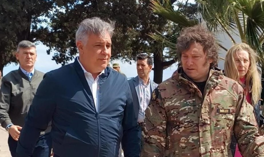 Incendios en Córdoba: Milei recorrió las zonas más afectadas junto al gobernador Llaryora | Córdoba