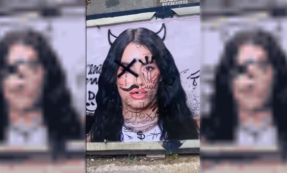 Un afiche de Lali Espósito fue vandalizado y causó revuelo en redes sociales | Espectáculos
