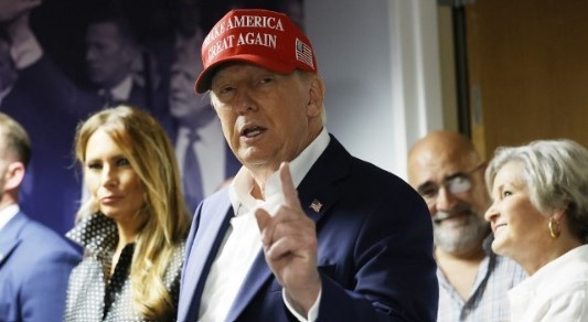 Trump votó en Palm Beach y dijo que reconocerá su derrota "si son unas elecciones justas" | Internacionales
