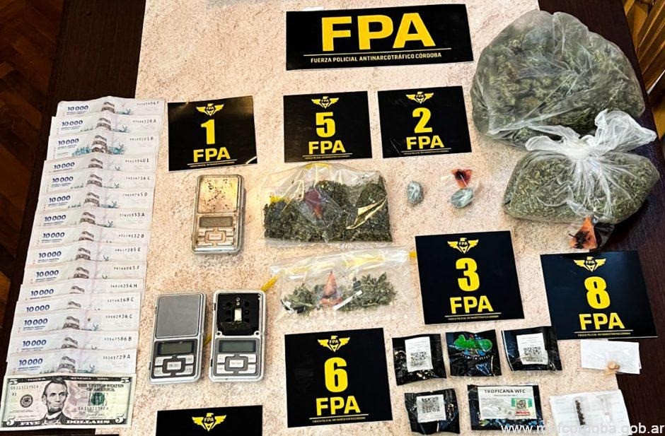 Desarticularon red de narcotráfico con allanamientos en Córdoba: hay tres personas detenidas | Córdoba