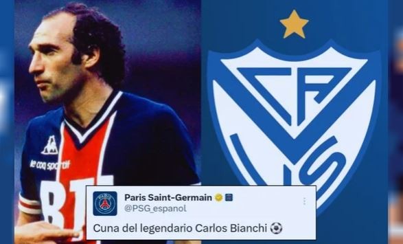 El PSG rinde homenaje a Vélez Sarsfield y a Carlos Bianchi | Deportes