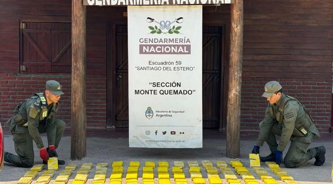 Gendarmería detuvo a tres personas y secuestró 116 kilos de cocaína | Córdoba