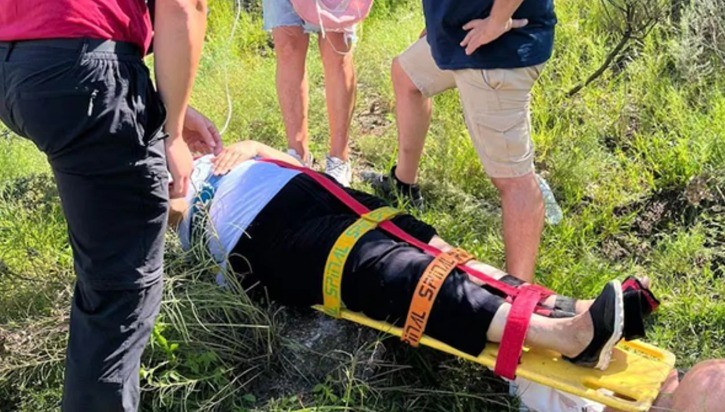 Rescataron a una mujer que se fracturó haciendo trekking en Mina Clavero | Córdoba