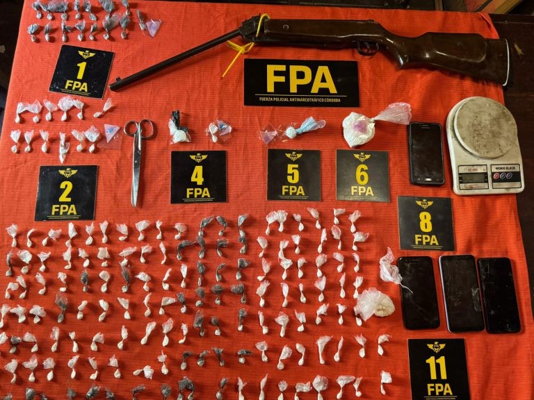 La FPA desbarató varios puntos de venta de drogas en Córdoba | Córdoba