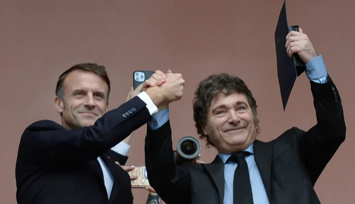 Milei habló con Macron sobre la situación económica de Argentina y recibió apoyo | Política y economía