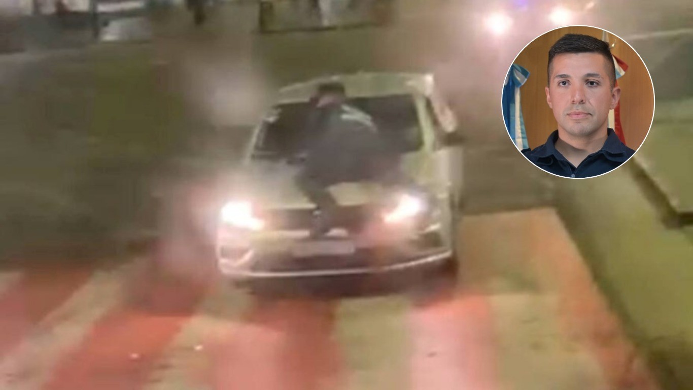"Le supliqué que me bajara, que era padre de tres hijos”: el desgarrador relato del policía embestido por un Uber | Córdoba