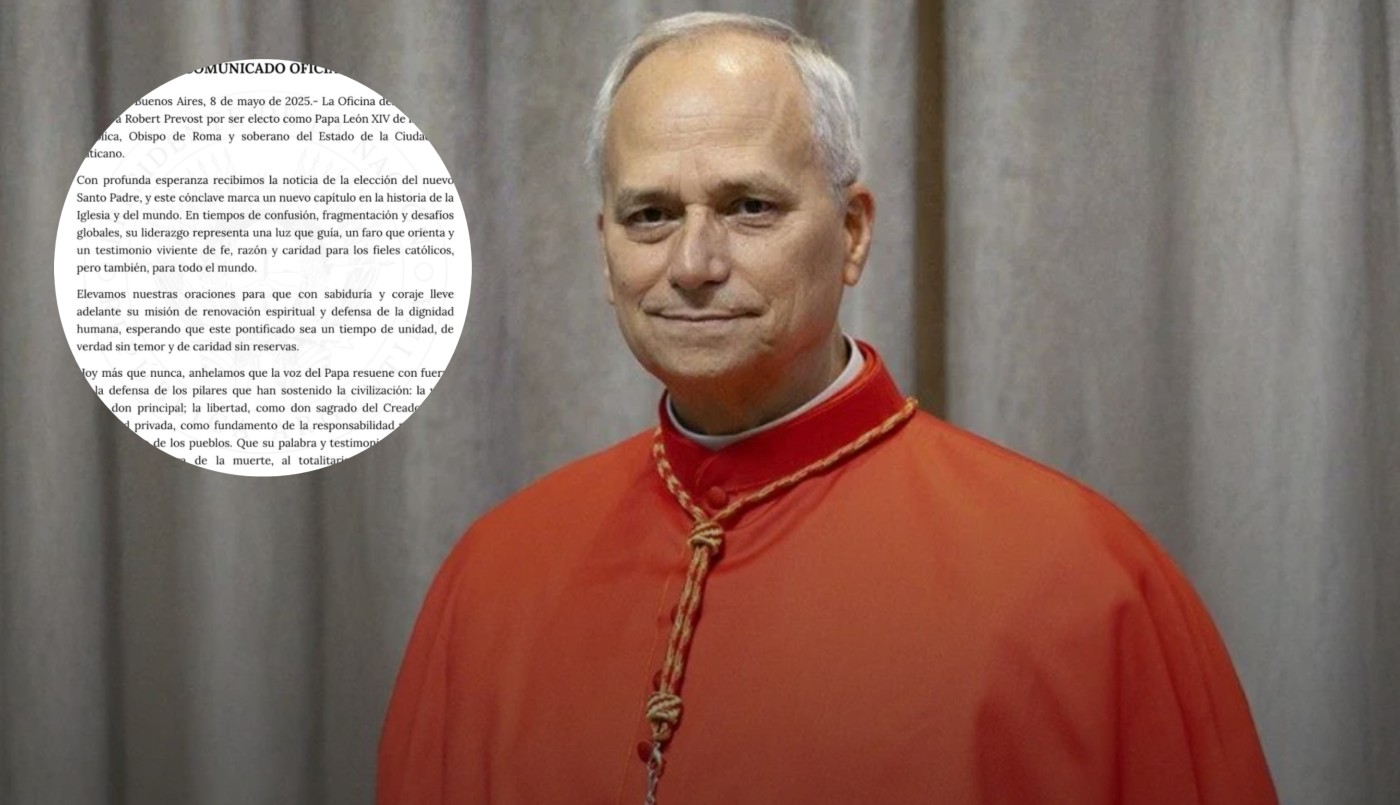 El Gobierno felicitó a Prevost por ser electo como papa: "Marca un nuevo capítulo en la historia de la Iglesia y del mundo" | Política y economía