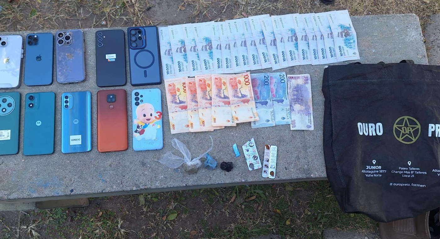 Operativo: detuvieron a una mujer que circulaba con droga y 10 celulares robados | Córdoba