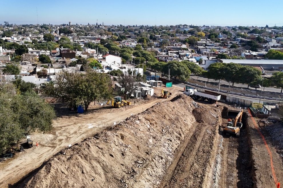 Avanzan las obras de desagüe para prevenir inundaciones en al sur de la ciudad de Córdoba | Córdoba