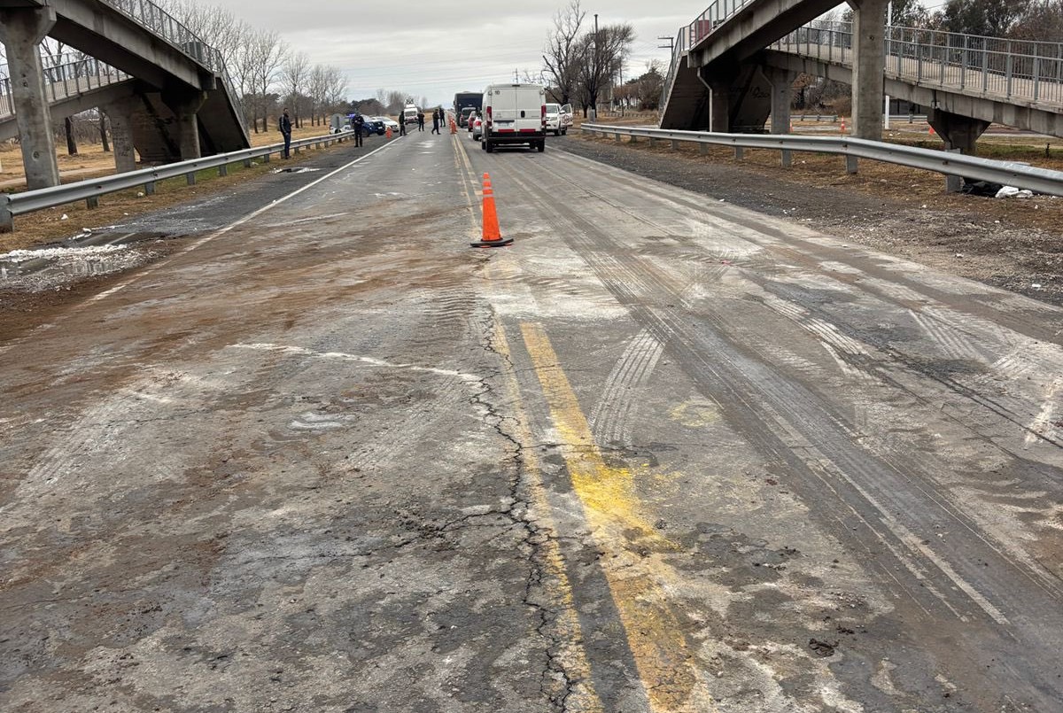 Tras la caída del puente, liberan la traza de la Ruta Nacional N° 7 | Córdoba