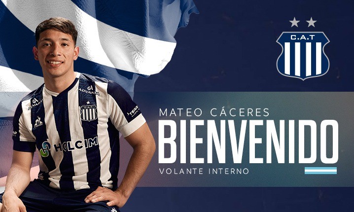 Mateo Cáceres es nuevo jugador de Talleres | Deportes