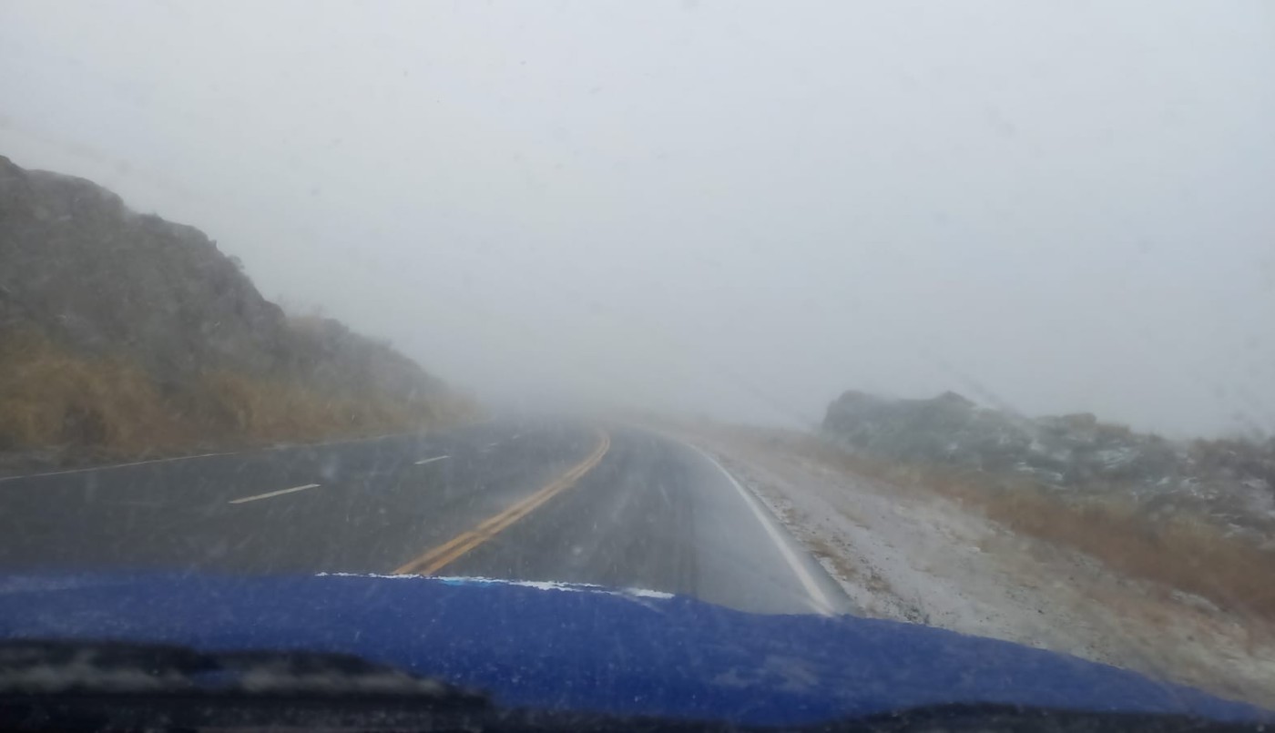 La nieve volvió a teñir de blanco a las Altas Cumbres | Córdoba