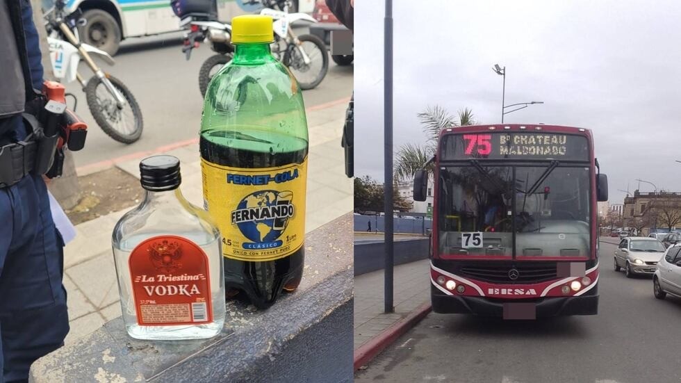 Una mujer quedó detenida por pegarle con una botella de fernet a un chofer de un colectivo | Córdoba