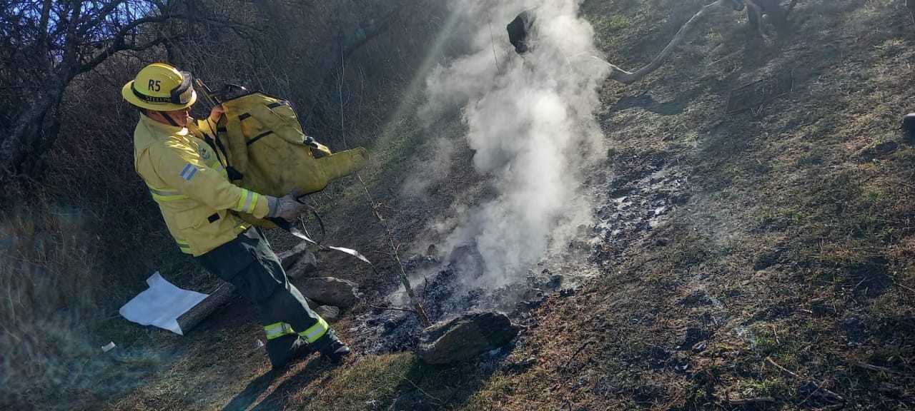 Insólito: detuvieron a un bombero por prender fuego en un campo de Córdoba | Córdoba