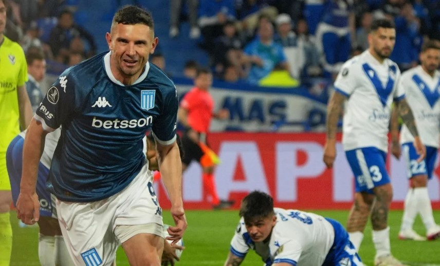 Con un gol de Maravilla Martínez, Racing le ganó 1-0 a Vélez en la ida de los cuartos de la Libertadores | Deportes