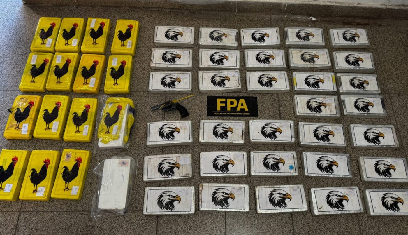 Megaoperativo: incautaron más de 50 kilos de cocaína valuados en $1.805 millones de pesos | Córdoba