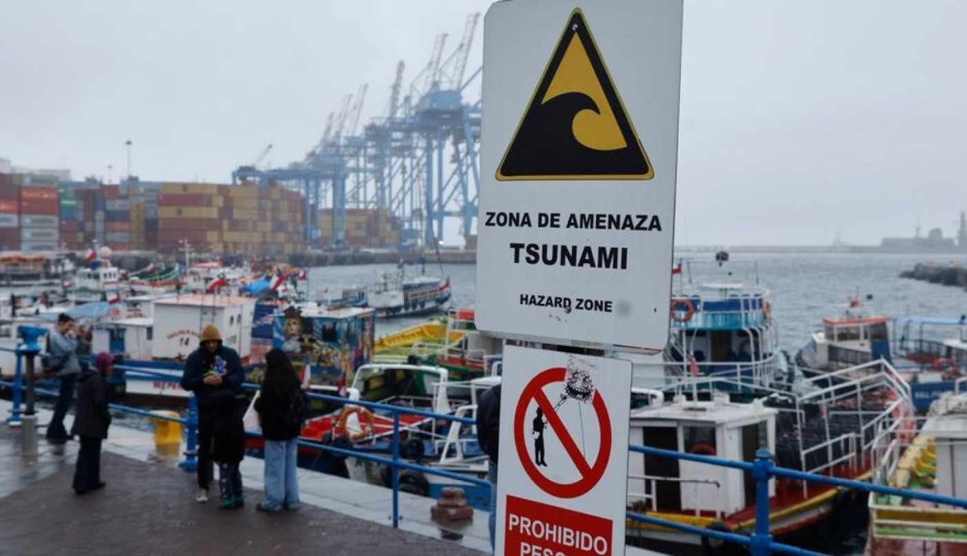Simulacro masivo de sismo y tsunami en Valparaíso | Internacionales