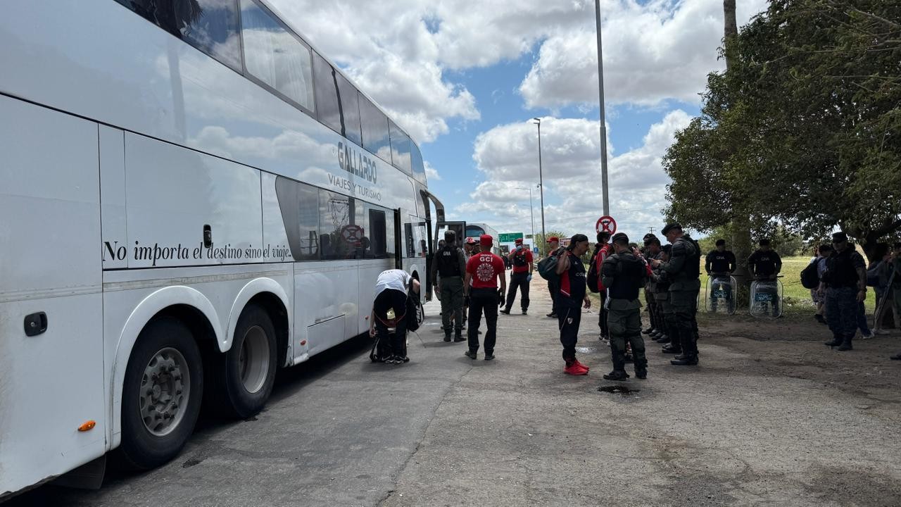 Comenzaron los protocolos en ruta para el partido River e Independiente Rivadavia en el Kempes | Deportes