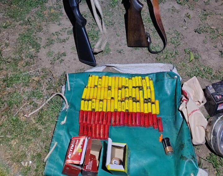 Dos detenidos y armas secuestradas en un operativo rural | Córdoba