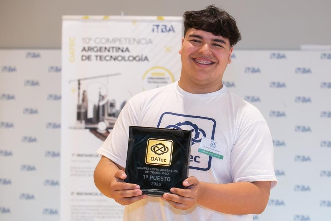 Un estudiante de Río Cuarto se consagró primero en la Competencia Argentina de Tecnología del ITBA | Córdoba
