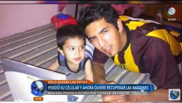 No quiere recuperar el celular, solo quiere las fotos de su hijo | Telefe Noticias