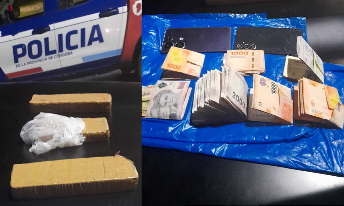 Detuvieron a tres personas con dos ladrillos de marihuana en B° Patricios Oeste | Córdoba