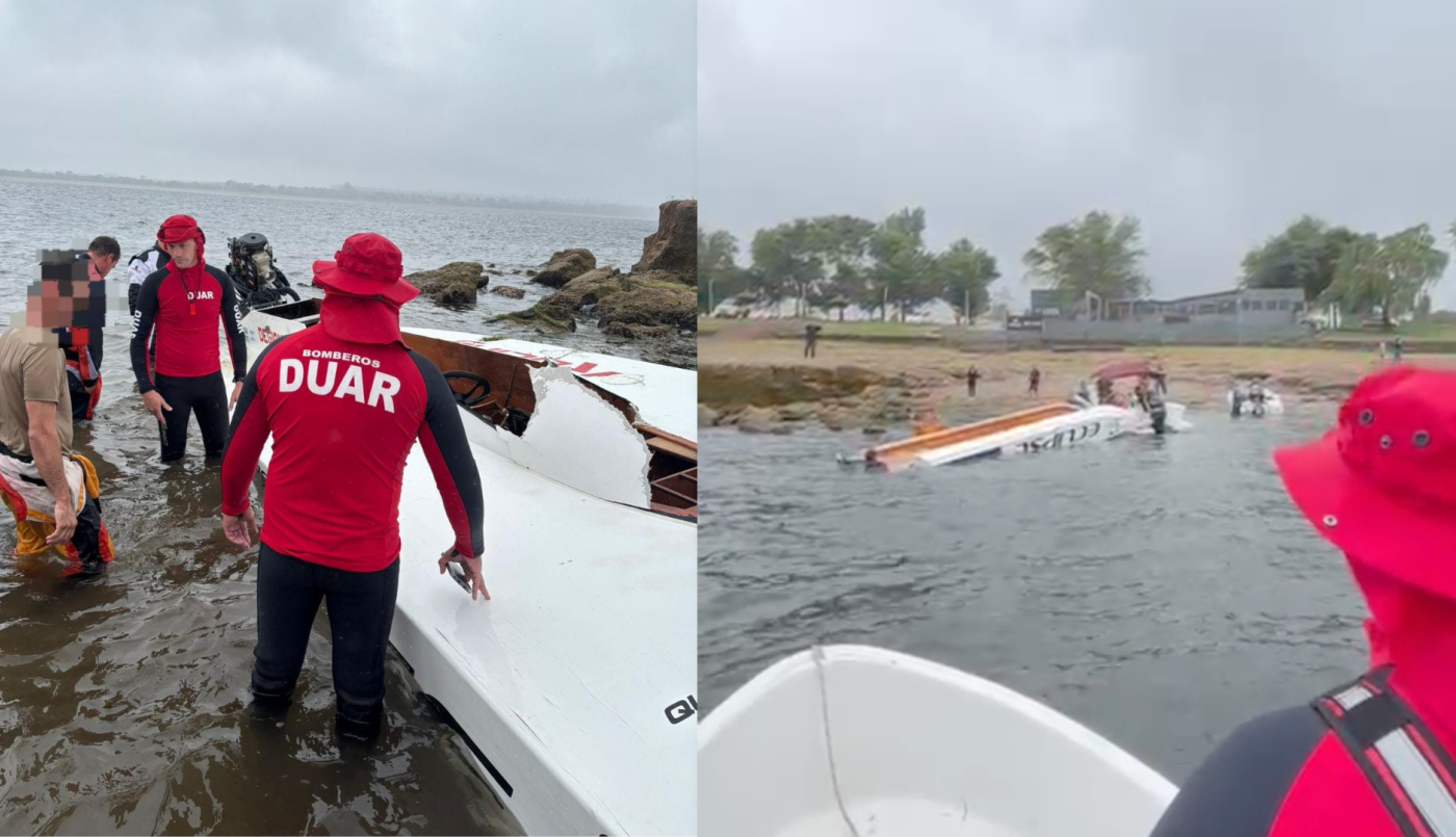 Villa Rumipal: volcó una embarcación durante una competencia náutica en el Balneario Municipal | Actualidad