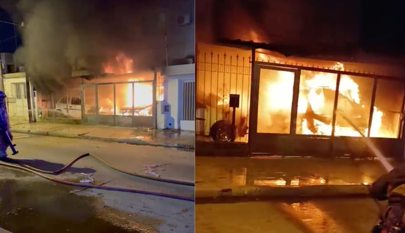 Un incendio destruyó dos vehículos y una cochera en B° Alto Alberdi | Córdoba