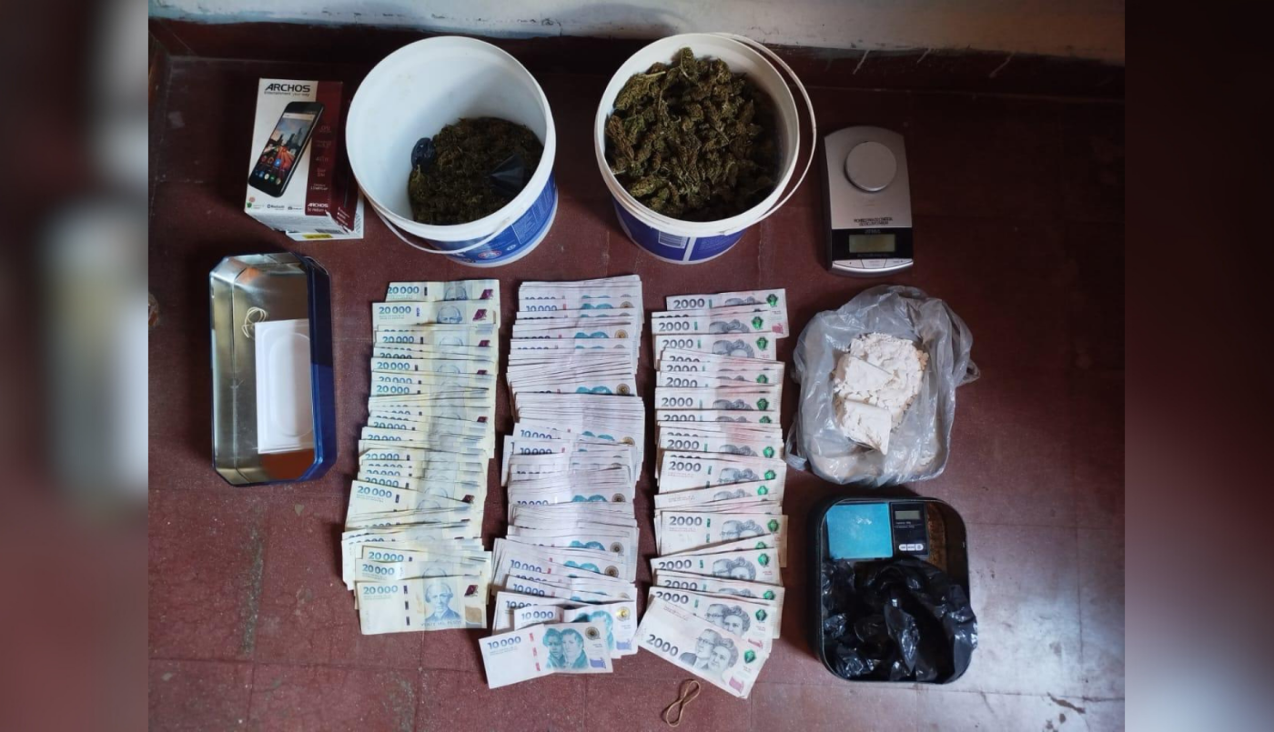 Una investigación por amenazas destapó drogas y casi $3 millones en efectivo | Córdoba