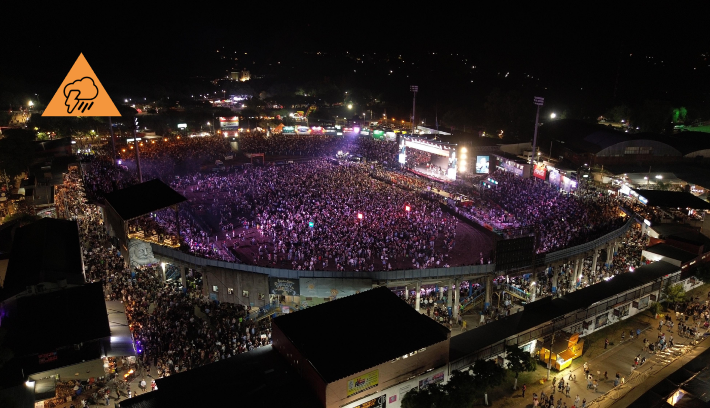 Analizan suspender la primera noche del Festival de Jesús María por alertas meteorológicas | Espectáculos