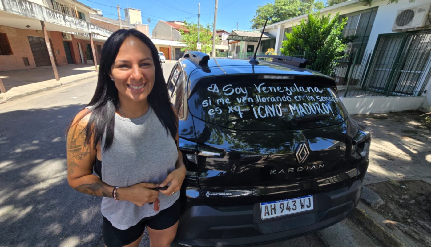 Una frase en un auto en Córdoba se viralizó tras la captura de Maduro | Córdoba