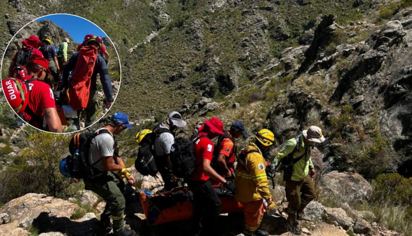 El DUAR rescató a una joven en las Altas Cumbres tras un operativo de más de seis horas | Córdoba