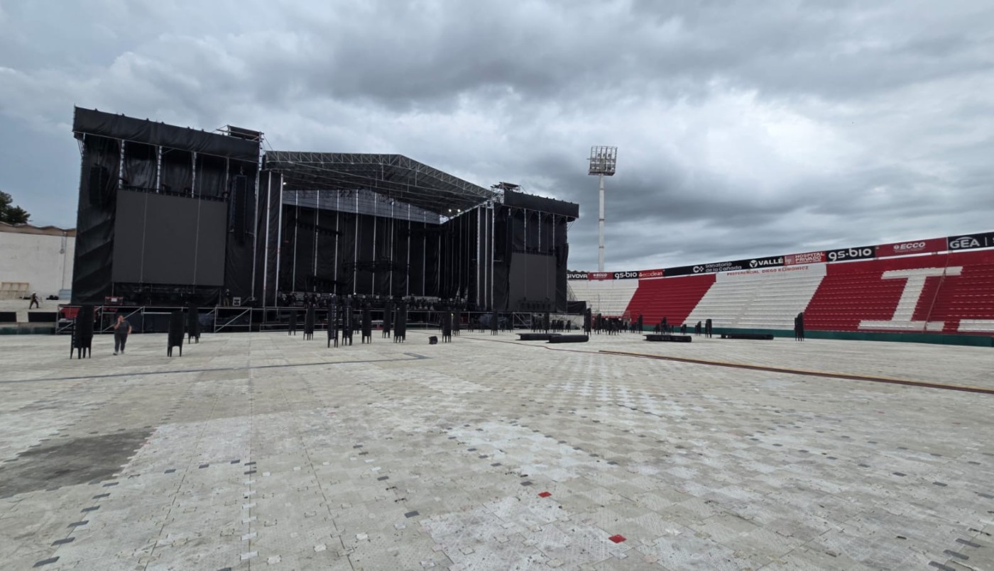 Ya se arma el escenario para el regreso de Chayanne a Córdoba: dos shows, el primero agotado | Espectáculos