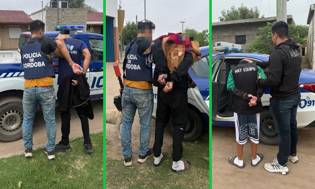 Villa María: detienen a dos menores por un robo tras varios allanamientos | Córdoba
