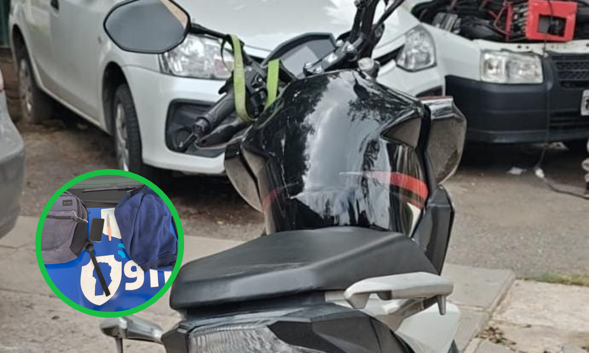 Lo retuvieron tras robar un celular: la moto en la que huía era buscada por la Justicia | Córdoba